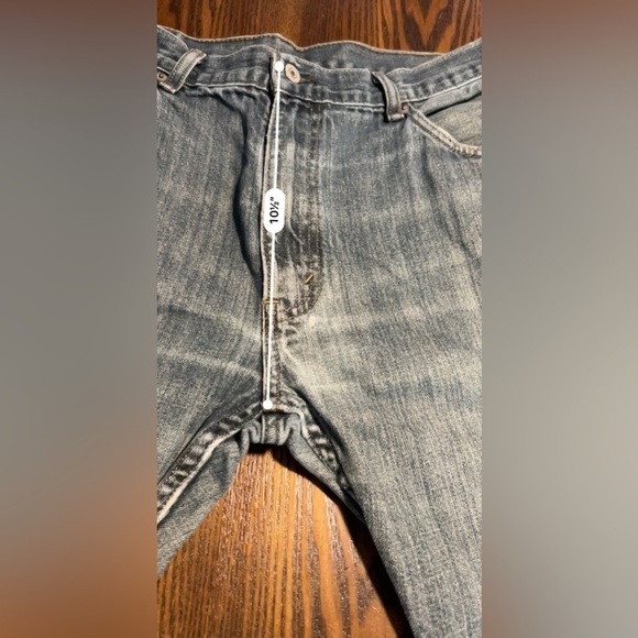Levis 505 Mens Jeans Size 36 Mid Rise Regular Fit Straight Leg Denim Inseam 32" - Picture 9 of 13